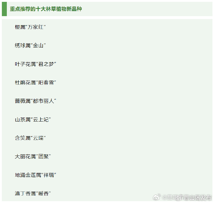 昆明市西山区发布