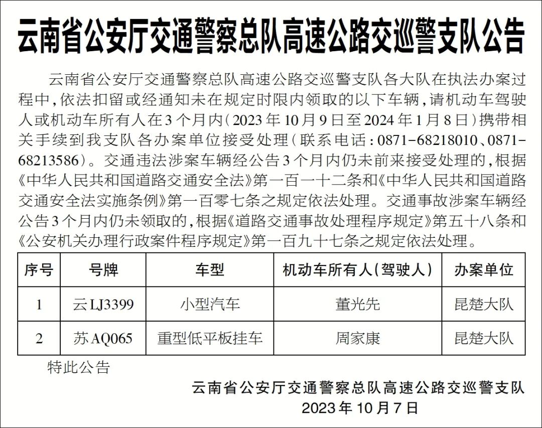 云南高速交警