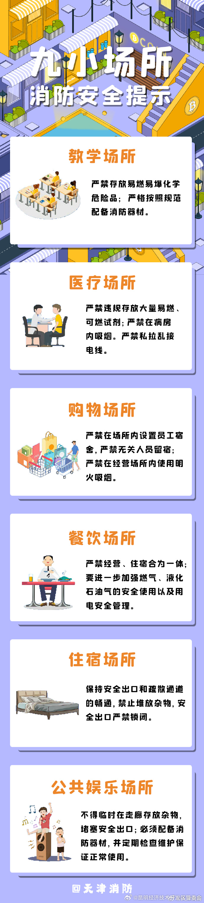 “九小场所”消防安全提示