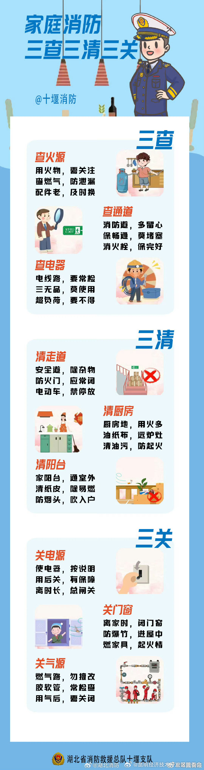  提示“三查三清三关”牢记于心! 