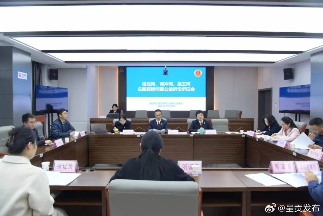 切实发挥“河（湖）长+检察长”协作机制，呈贡区召开洛龙河、南冲河、梁王河总氮超标问题公益诉讼听证会
