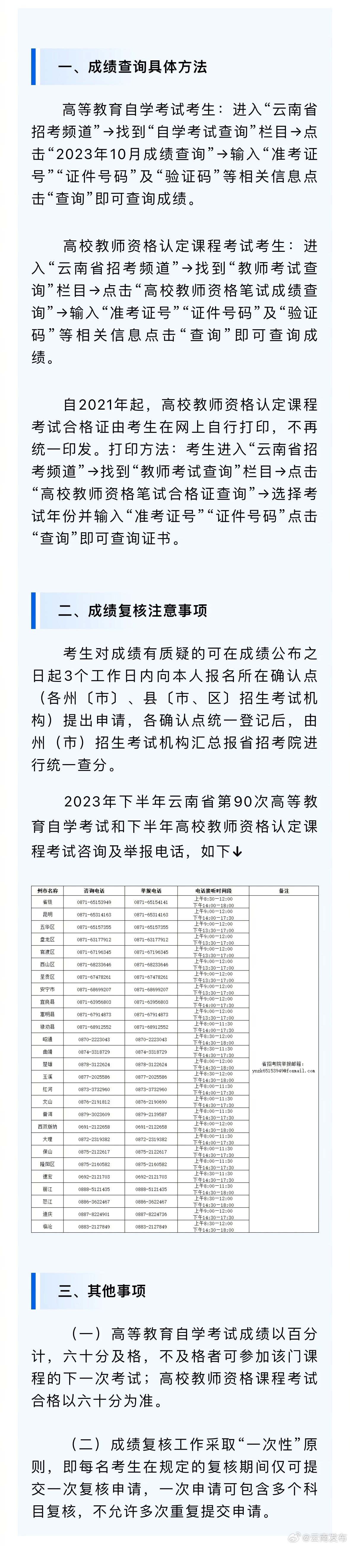 这两项考试成绩，今日可查！