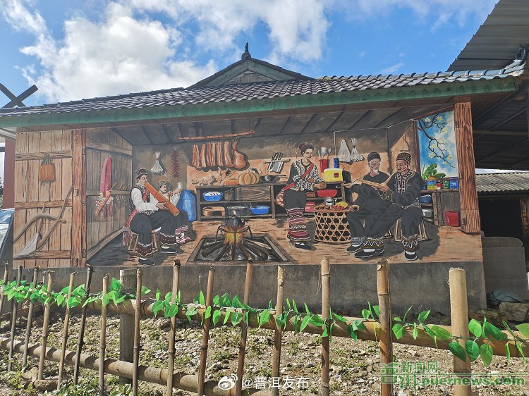 澜沧木戛：一墙一景绘就“绿美拉祜山”