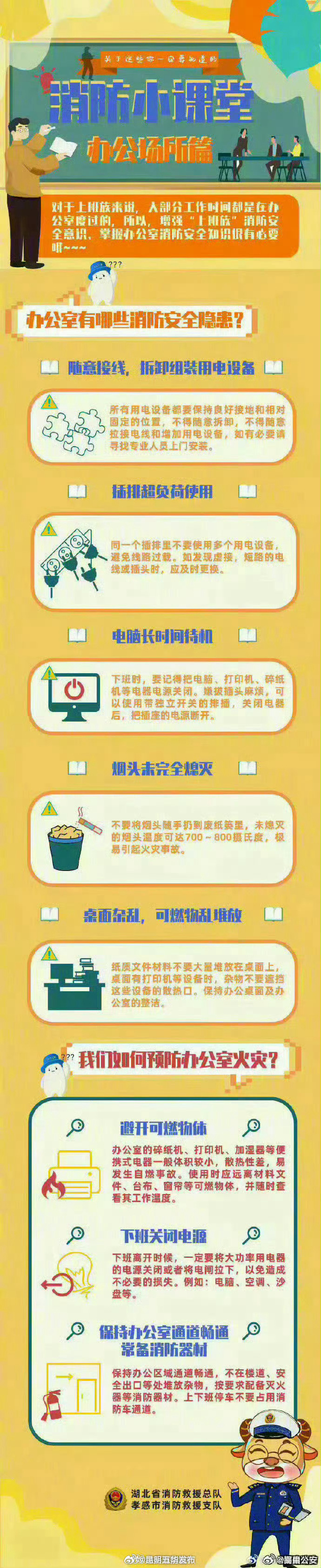 办公场所也要注意消防安全