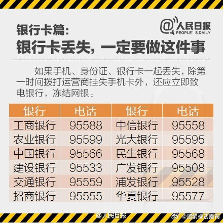 银行卡丢失，一定要做这件事