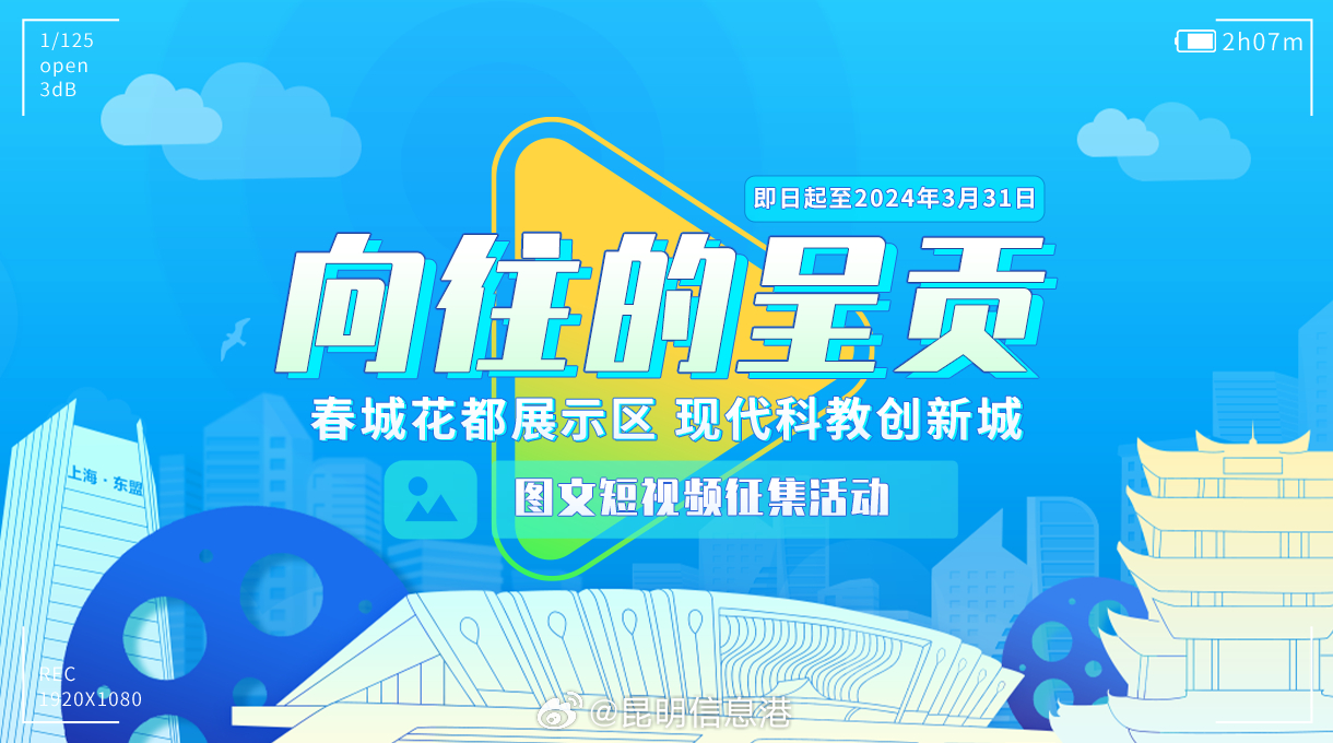 “向往的呈贡 春城花都展示区 现代科教创新城”图文短视频征集活动启动