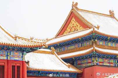 故宫白雪红墙的氛围感_http://www.mainten.cn_cns_第7张