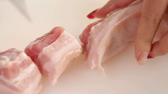 生肉拍扁之后再冷冻