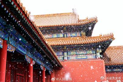 故宫白雪红墙的氛围感_http://www.mainten.cn_cns_第4张
