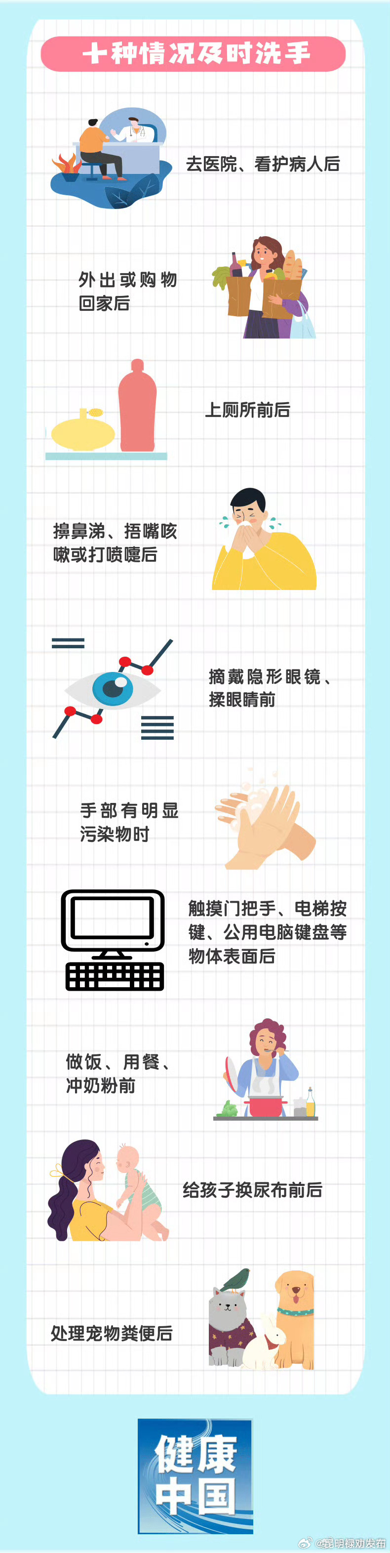 预防呼吸道疾病，这几种情况一定要洗手