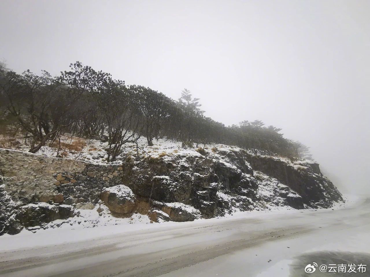 昆明轿子山景区迎来今年第二场降雪_http://www.mainten.cn_ycb_第3张