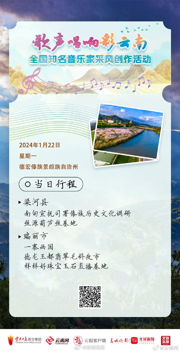 “歌声唱响彩云南”采风日记④｜走进德宏，品云南民族音乐的多元音韵_http://www.mainten.cn_ycb_第1张