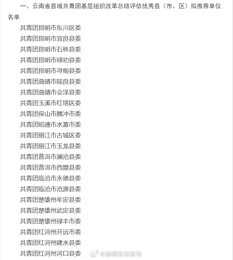 昆明五华发布