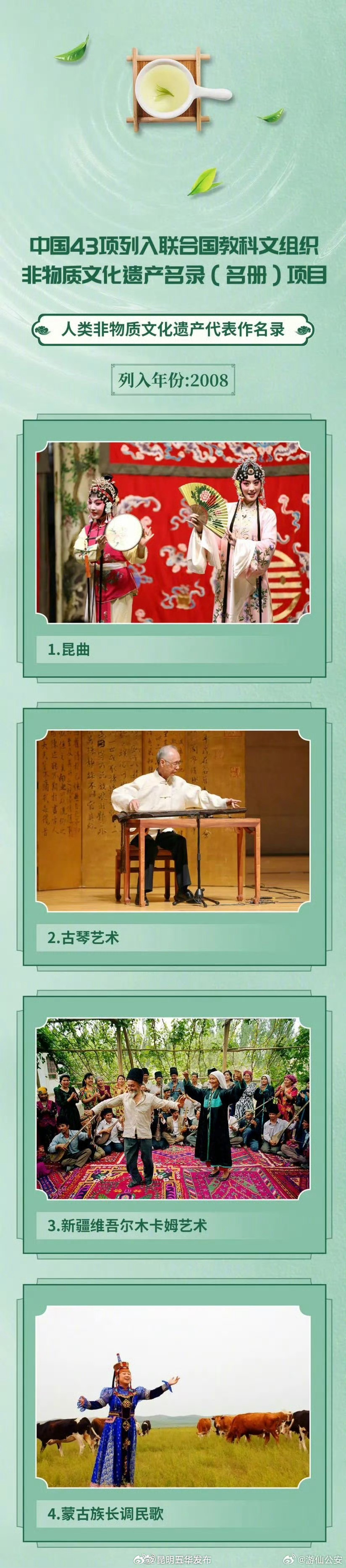 九图速览！43项来自中国的世界非遗_http://www.mainten.cn_ycb_第1张