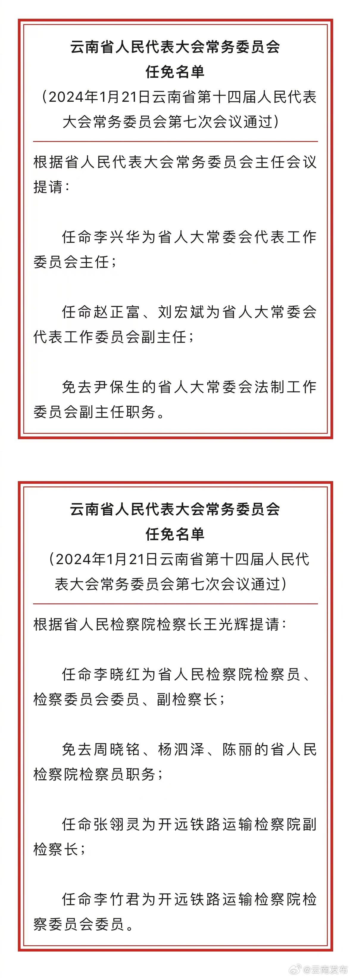 省人大常委会通过省人大常委会、省人民检察院任免名单
