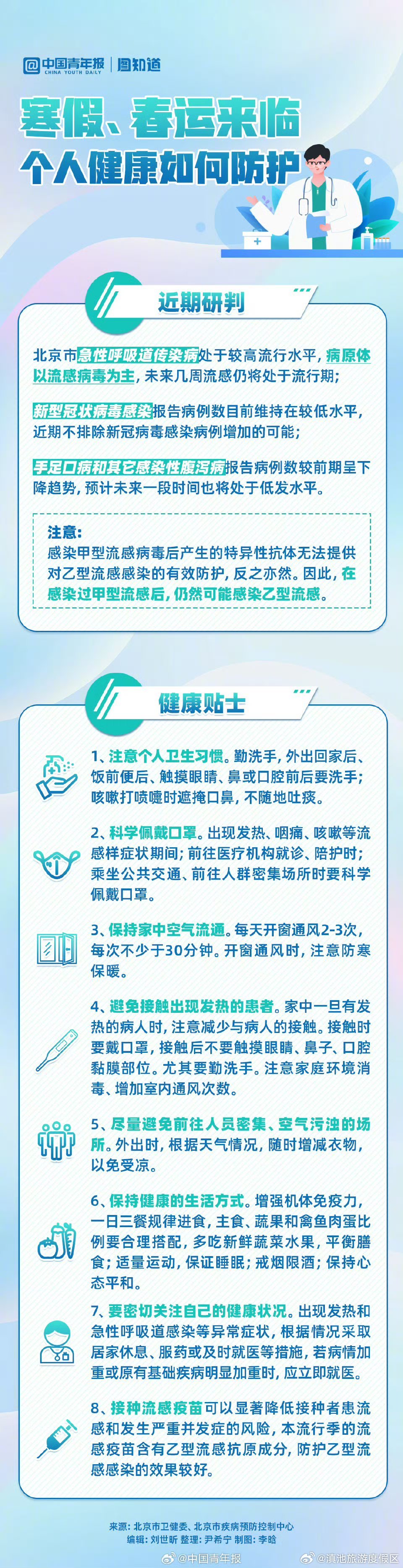 寒假春运个人健康如何防护