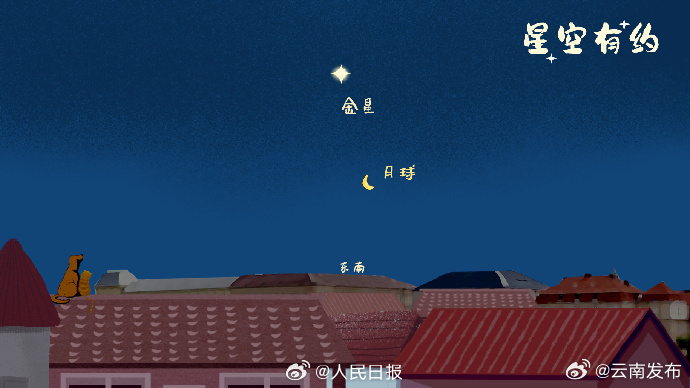 浪漫！新年首场金星伴月明日上演_http://www.mainten.cn_ycb_第1张