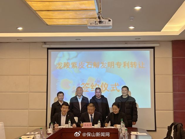 开门红！首个龙陵紫皮石斛发明专利转让签约