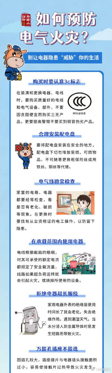 如何预防电气火灾？