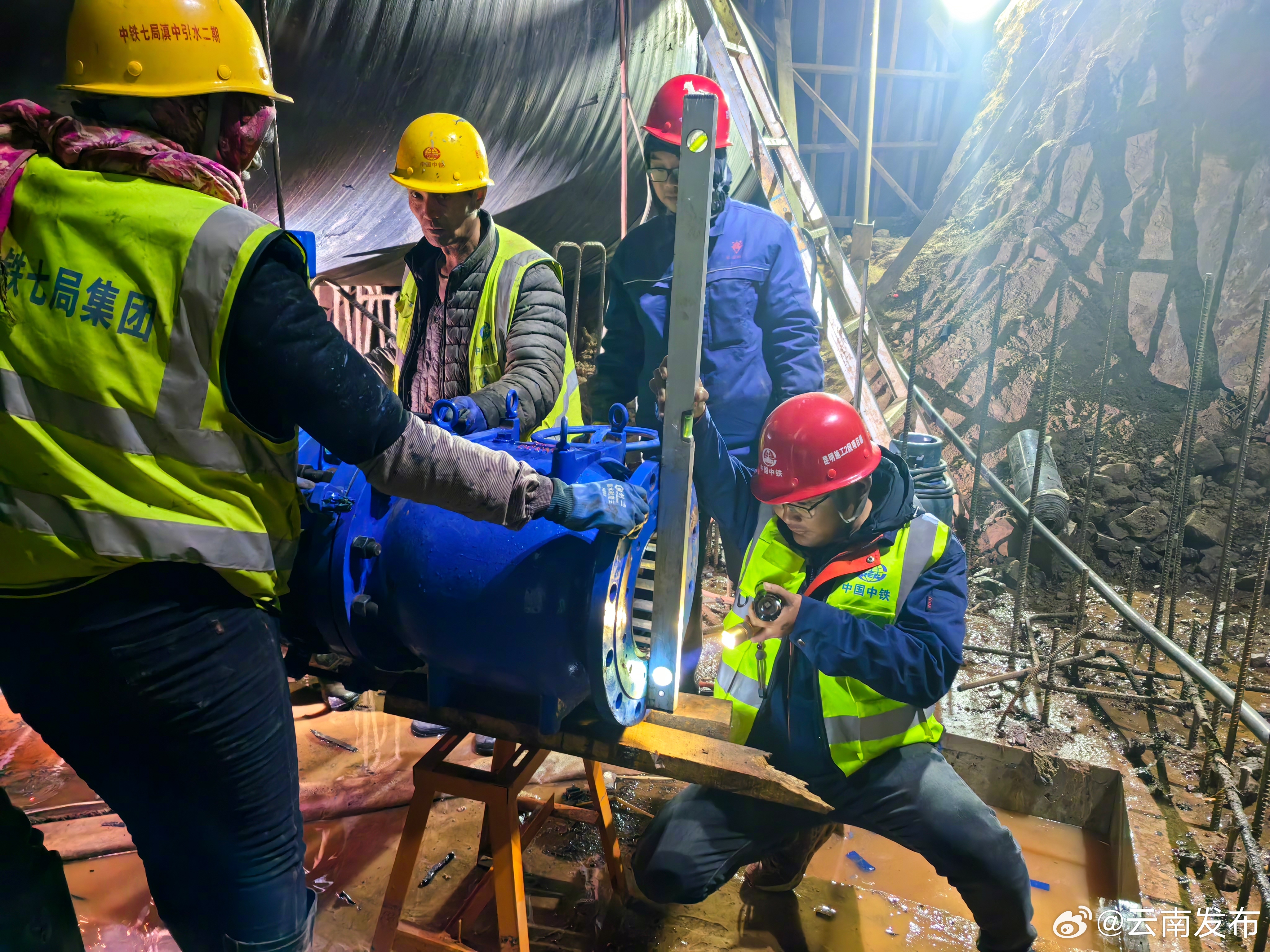 滇中引水二期配套工程盘龙干线松华坝水库提水管实现通水