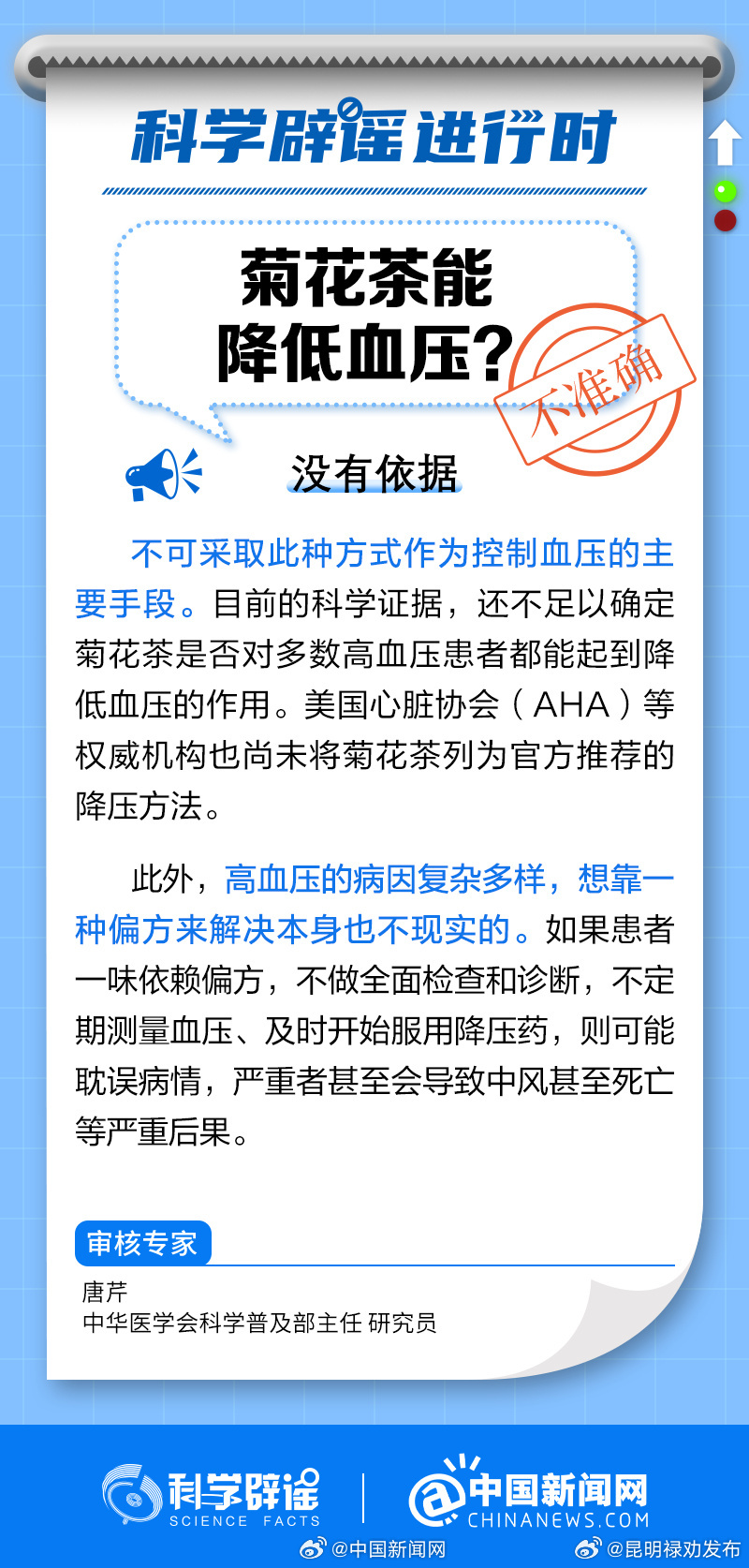 多喝菊花茶能降血压吗？