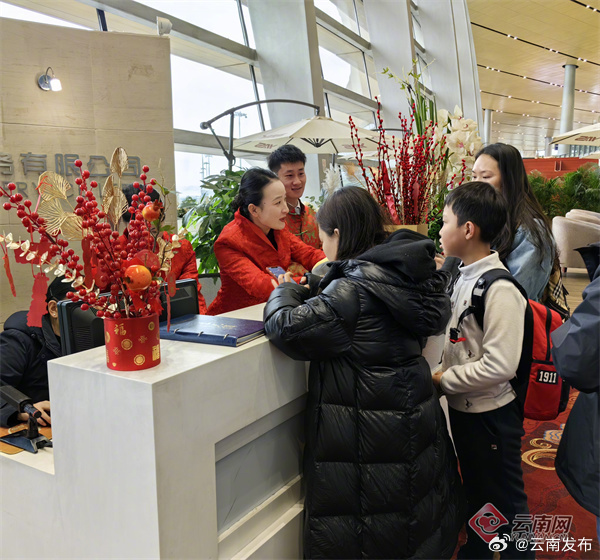 春节假期云南各机场运输旅客超189万人次_http://www.mainten.cn_ycb_第1张