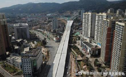 昆明市滇缅大道快速路计划4月投入使用