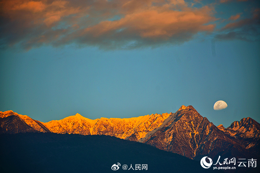 见者好运！大理苍山现日月同辉景观_http://www.mainten.cn_ycb_第4张
