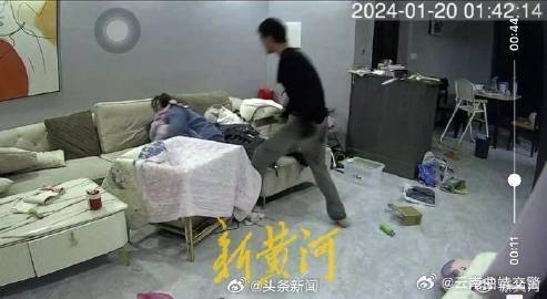 江西一女子被丈夫酒后用刀背砍