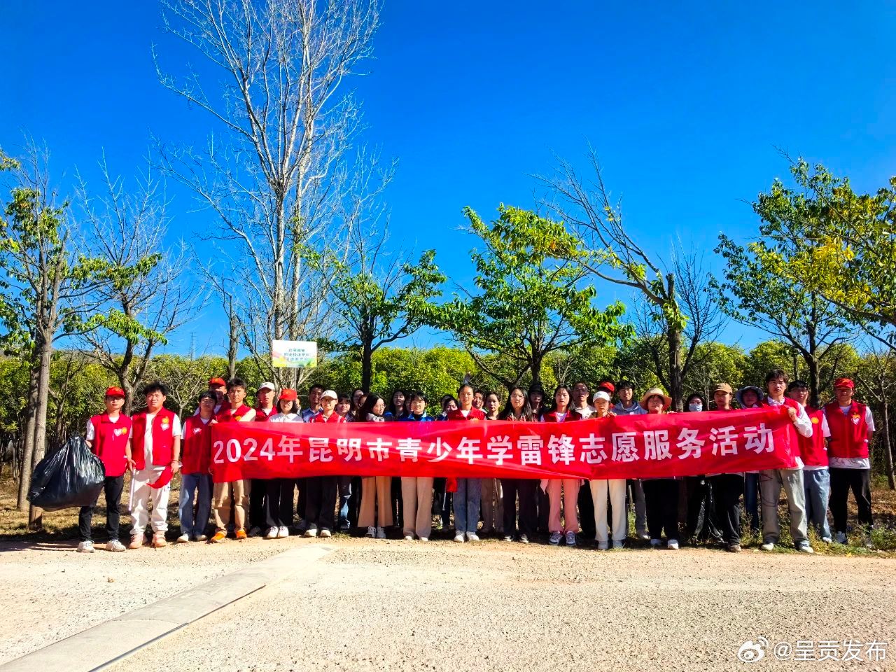呈贡区开展第二期“践行护林行动 共绘绿色画卷”大学生民间林长志愿服务活动