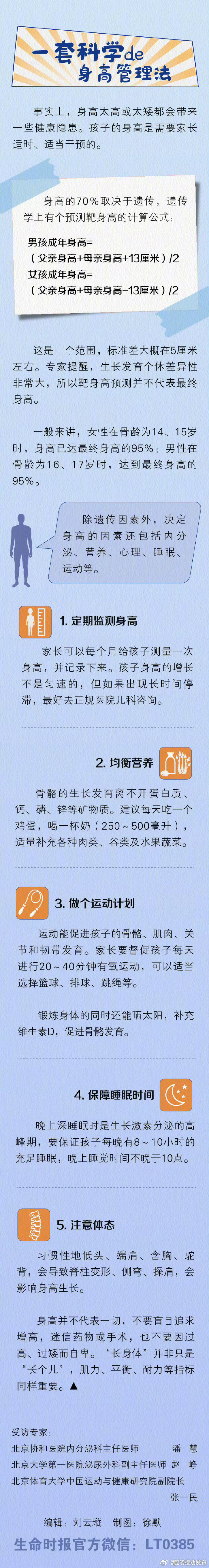 身高不只是遗传决定的 