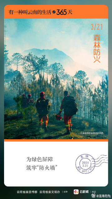 有一种叫云南的生活之365天｜3月21日 森林防火 为绿色屏障筑牢“防火墙”