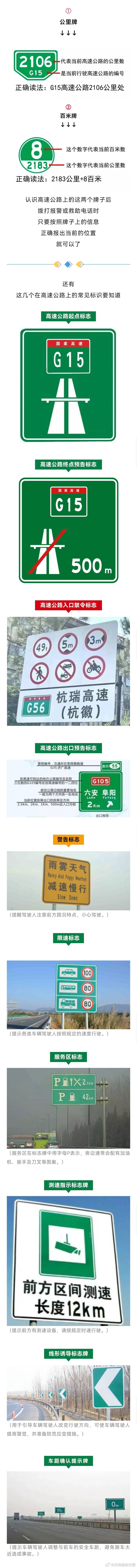 在高速公路上报警如何确定自己的位置？