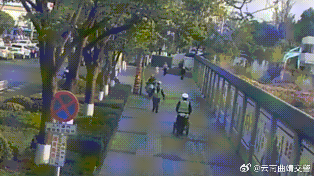 云南曲靖交警