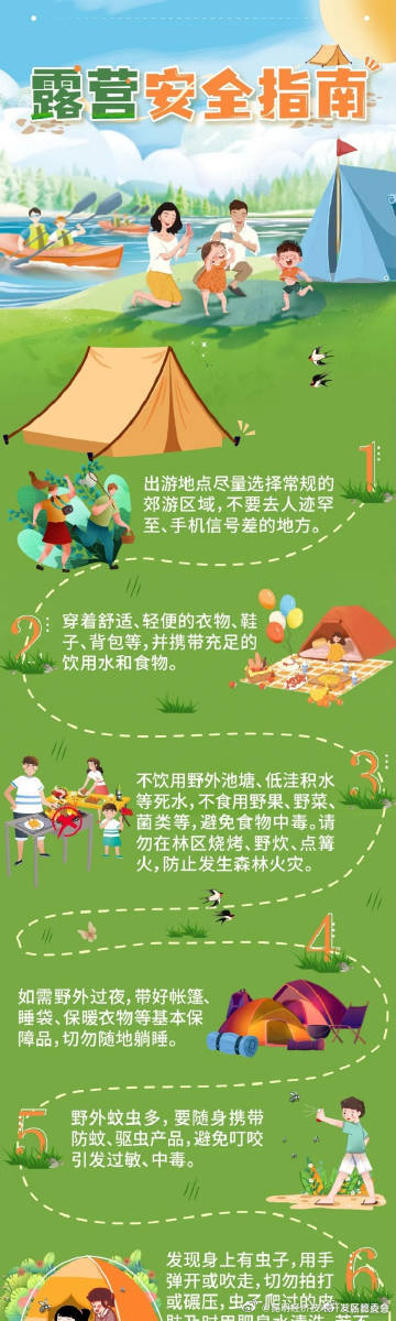 假期临近，这份露营提示请查收