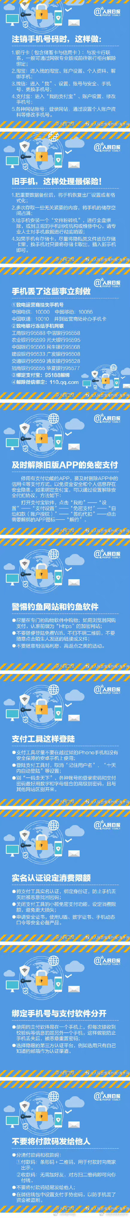 注销手机号码，这些账户也记得解除