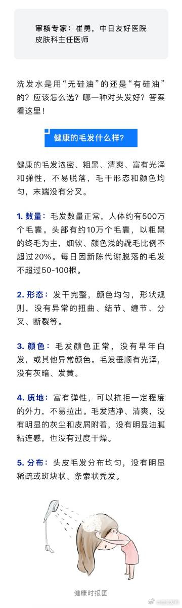 洗发水用无硅油的还是有硅油的？哪一种对头发好？