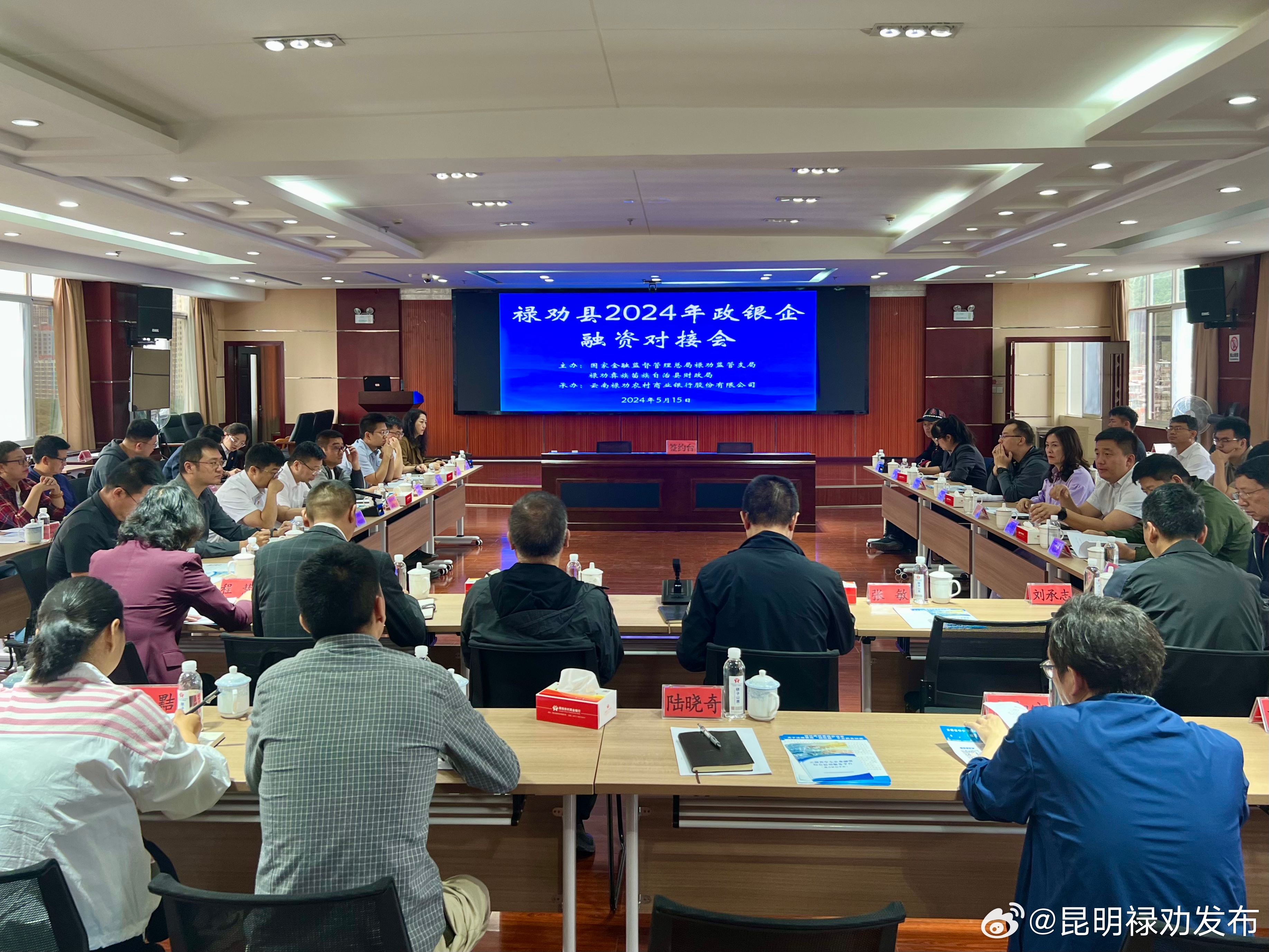 禄劝召开政银企融资对接会