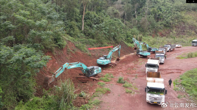 磨憨—磨丁公路口岸综合提升改造项目正式动工