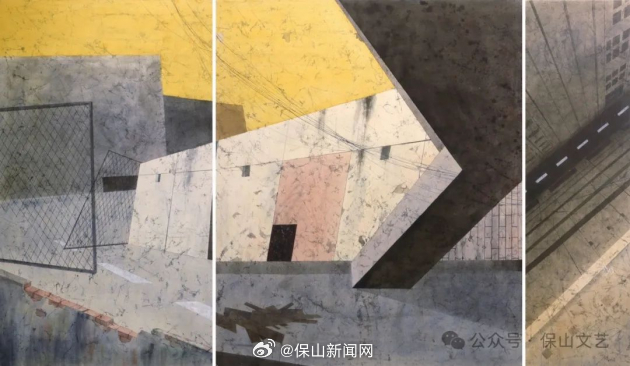 白瑞红《故尘新彰》初评入围第十四届全国美术作品展览综合材料绘画展