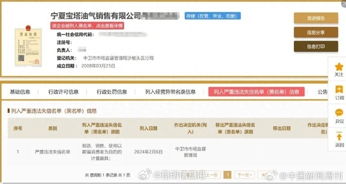 加油站违法获利135万被罚款5500元，市监局：符合常规处罚范围