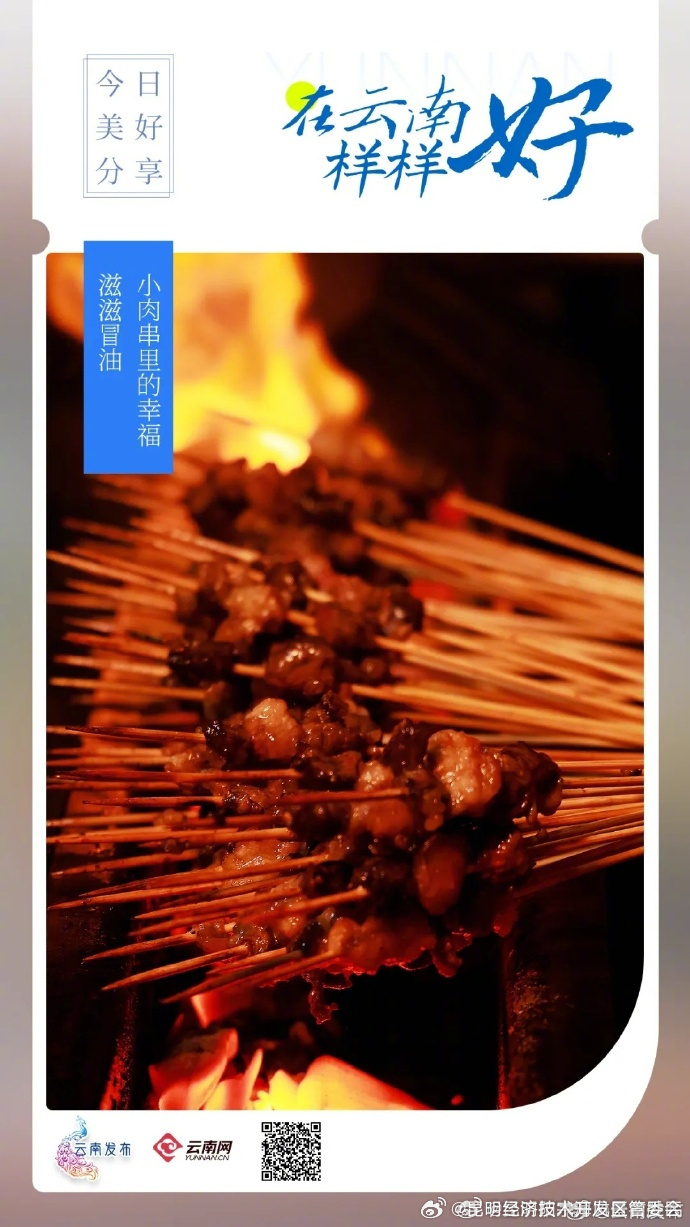 小肉串里的幸福滋滋冒油