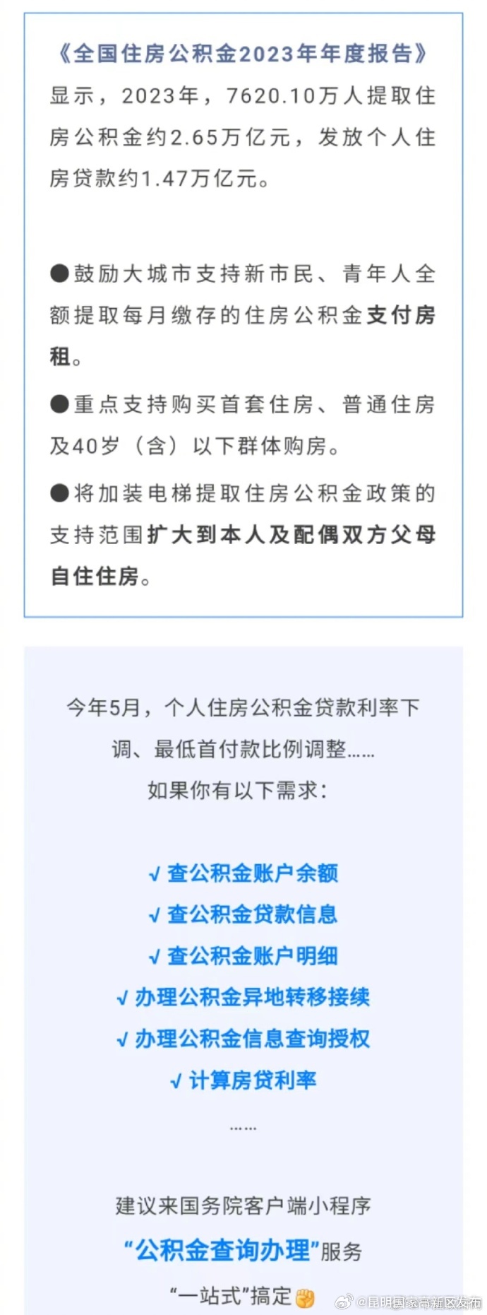 昆明国家高新区发布