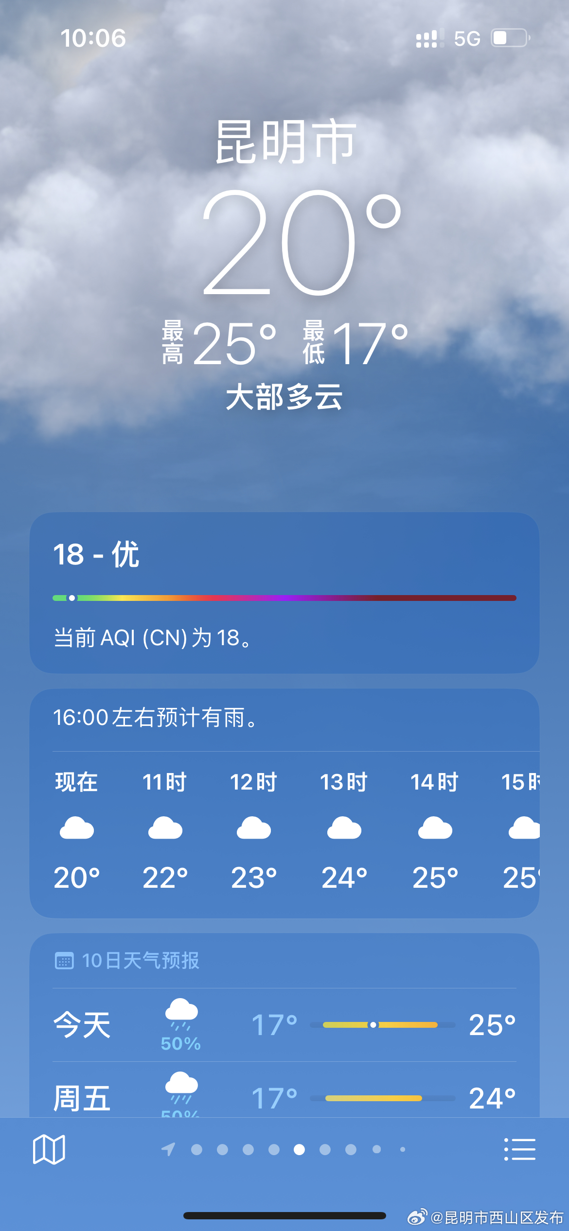 昆明市西山区发布