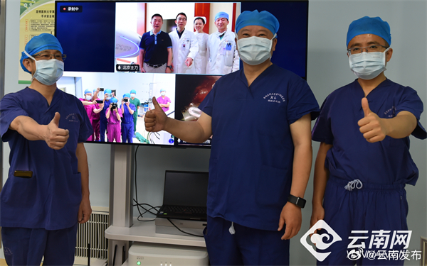 跨越2600公里 京昆两地联合开展一例远程机器人手术