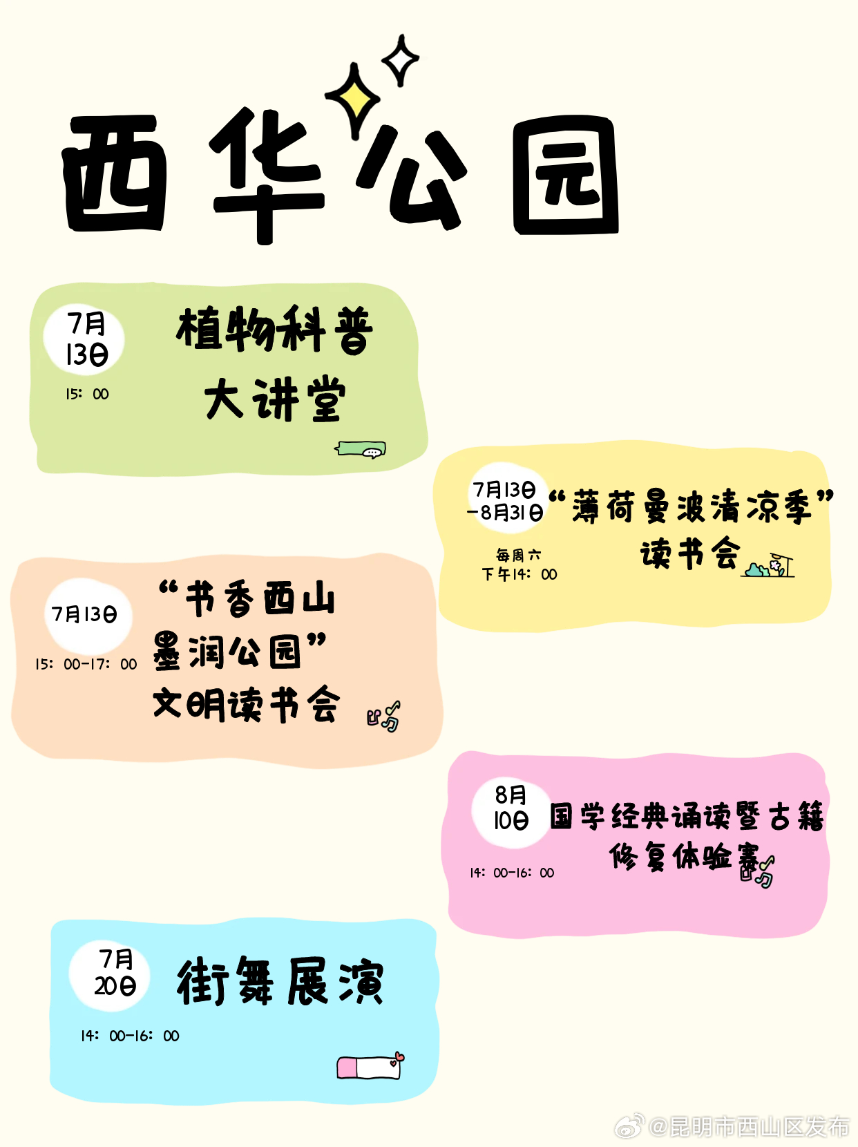 昆明市西山区发布