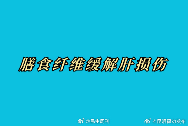 膳食纤维缓解肝损伤