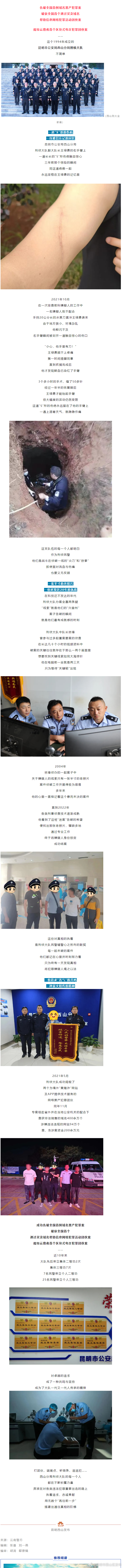 二等功x9！三等功x32！西山区这支“90后”刑警队不简单！