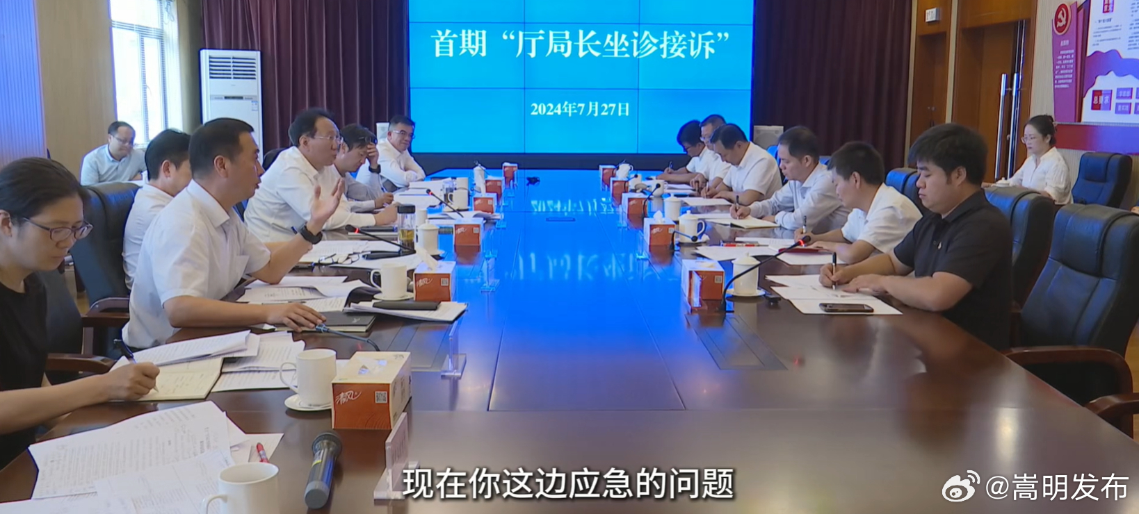 见V知著•坐诊接诉“望闻问切”，政企面对面