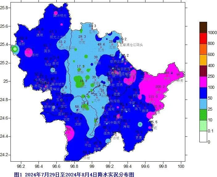 预计本周保山市无大范围强降水天气